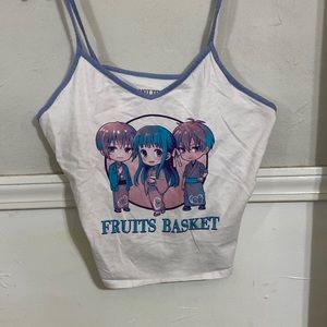 Hot topic fruits basket tank top size small